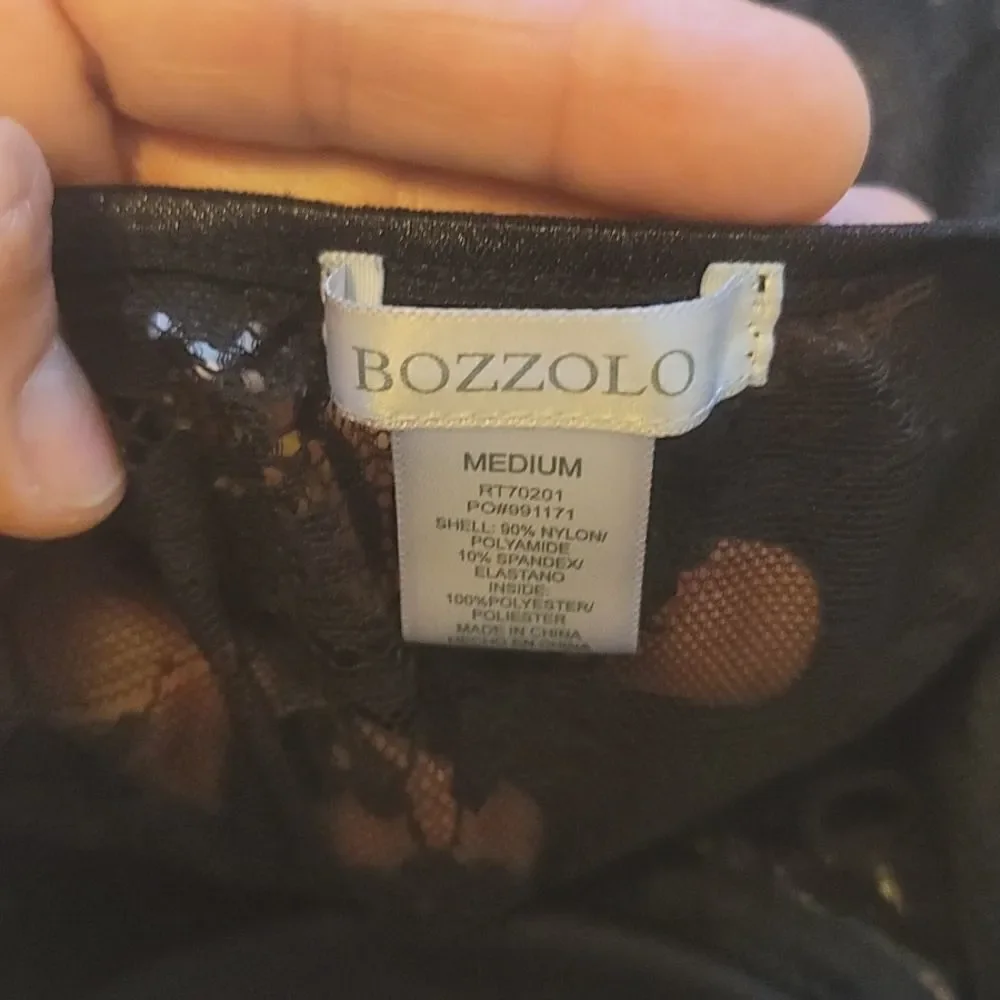 Bozzolo black lace